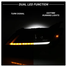 Cargar imagen en el visor de la galería, xTune 14-18 Chevy Impala (Excl Limited) DRL Halogen Proj Headlights - Blk (PRO-JH-CIM15-LB-BK)