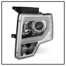 Cargar imagen en el visor de la galería, Spyder Ford F150 09-14 Projector Headlights Halogen Model- Light Bar DRL Chrm PRO-YD-FF15009-LBDRL-C
