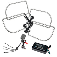 Cargar imagen en el visor de la galería, Oracle Ford F250/350 11-16 Dynamic Halo Kit - Square Ring Design - ColorSHIFT - Dynamic SEE WARRANTY