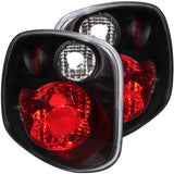 ANZO 1997-2000 Ford F-150 luces traseras negras
