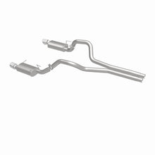 Cargar imagen en el visor de la galería, MagnaFlow 13 Ford Mustang Dual Split Rear Exit Stainless Cat Back Performance Exhaust (Street)