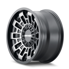 Cargar imagen en el visor de la galería, Mayhem 8113 Cortex 20x10 / 8x165.1 BP / -19 mm Offset / 125.2 mm Buje negro mate con rueda de tinte oscuro