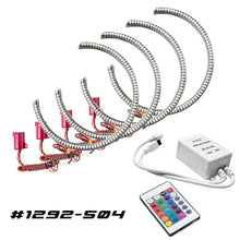 Cargar imagen en el visor de la galería, Oracle Dodge Challenger 08-14 LED Waterproof Halo Kit - ColorSHIFT w/ Simple Controller SEE WARRANTY