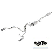 Load image into Gallery viewer, Ford Racing 15-18 F-150 5.0L Cat-Back Sport Exhaust System - Rear Exit Carbon Fiber Tips