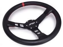 Cargar imagen en el visor de la galería, PRP Deep Dish Leather Steering Wheel- Red