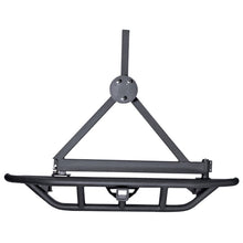 Cargar imagen en el visor de la galería, Rugged Ridge RRC Tire Carrier Black 87-06 Jeep Wrangler