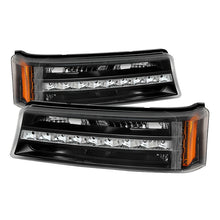 Cargar imagen en el visor de la galería, Xtune Chevy Silverado 03-06 / Avalanche 02-06 LED Bumper Lights Black CBL-JH-CS03-LED-BK