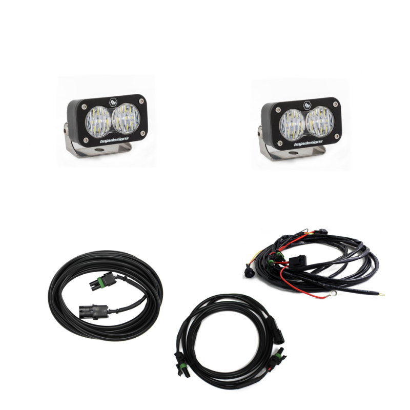 Baja Designs 2018+ Jeep JL Kit de luces LED Kit de marcha atrás Dual S2 Sport con C Wrangler JL