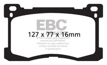 Cargar imagen en el visor de la galería, EBC 12+ Hyundai Equus 5.0 Redstuff Front Brake Pads