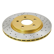 Cargar imagen en el visor de la galería, DBA 05-14 Ford Mustang GT Rotor trasero perforado y ranurado Street Series