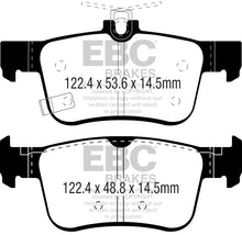 Cargar imagen en el visor de la galería, Pastillas de freno traseras EBC 16-18 Honda Civic Yellowstuff