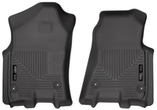 Cargar imagen en el visor de la galería, Husky Liners 2019 Ram 1500 Crew Cab WeatherBeater Revestimientos de piso para primera fila en color negro