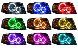 Oracle 03-06 Ford Expedition SMD HL - Black - ColorSHIFT w/ 2.0 Controller SEE WARRANTY