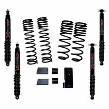 Cargar imagen en el visor de la galería, Skyjacker 2007-2018 Jeep Wrangler JK 2 Door 4WD Long Travel 2in-2.5in Lift Kit w/Black Max Shocks