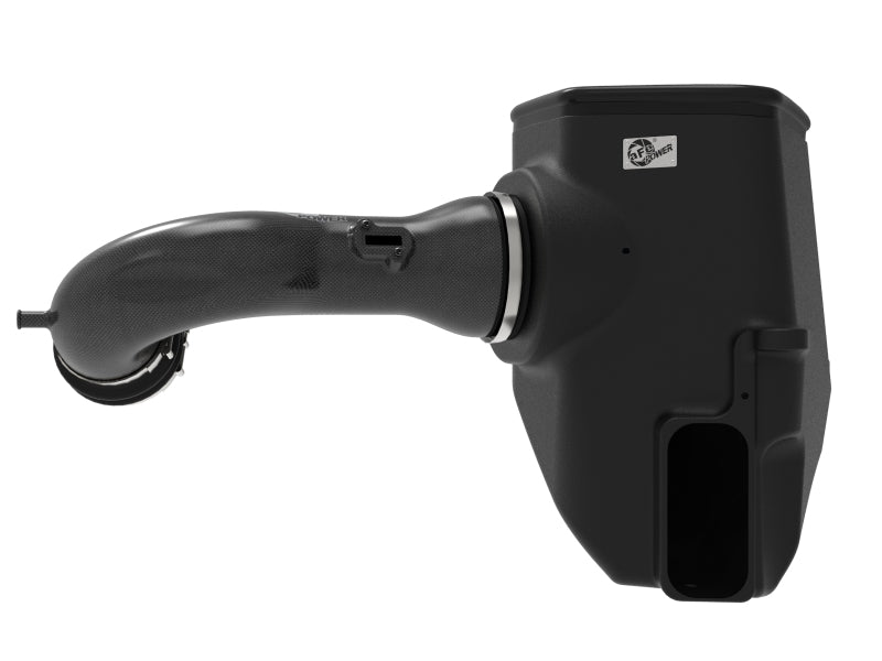 aFe 19-20 GM Trucks 5.3L/6.2L Track Series Sistema de admisión de aire frío de fibra de carbono con filtros Pro 5R
