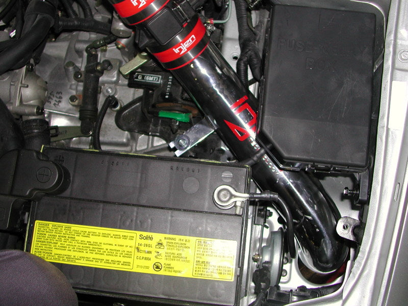 Injen 03-08 Hyundai Tiburon 2.7L V6 Entrada de aire frío negra con MR Tech