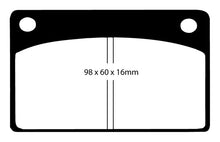 Cargar imagen en el visor de la galería, EBC 66-68 Volvo 140 1.8 Redstuff Front Brake Pads