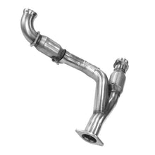 Cargar imagen en el visor de la galería, Kooks 06-09 Chevy Trailblazer SS LS2 6.0L 3in x OEM Out GREEN Cat SS Y Pipe Kooks HDR Req