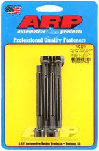 Cargar imagen en el visor de la galería, ARP Polea de bomba de agua hexagonal negra de 5/16-24 x 3.500 con kit de perno espaciador de ventilador de 2.250 pulgadas