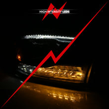 Cargar imagen en el visor de la galería, ANZO 2009-2018 Dodge Ram 1500 Proyector HL Switchback Negro Ámbar