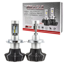 Cargar imagen en el visor de la galería, Oracle H4 4000 Lumen LED Headlight Bulbs (Pair) - 6000K SEE WARRANTY