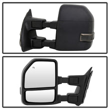 Cargar imagen en el visor de la galería, xTune 99-07 Ford Super Duty Heated LED Signal Power Mirrors - Smk (Pair) (MIR-FDSD99S-G4-PW-SM-SET)