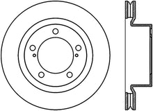 Cargar imagen en el visor de la galería, StopTech 08-13 Lexus LX 450/470/570 / 08-13 Land Cruiser Front Left Slotted CRYO-STOP Brake Rotor
