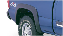 Bushwacker 03-06 Chevy Silverado 1500 Fleetside Extend-A-Fender estilo bengalas 2 piezas - negro