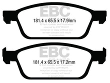 Cargar imagen en el visor de la galería, EBC 13+ Ford Escape 1.6 Turbo 4WD Ultimax2 Front Brake Pads