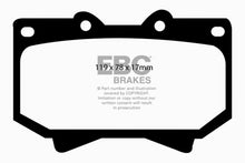 Cargar imagen en el visor de la galería, EBC 98-07 Lexus LX470 4.7 Ultimax2 Front Brake Pads