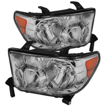 Cargar imagen en el visor de la galería, Xtune Toyota Tundra 07-13 OEM Style Headlights Chrome HD-JH-TTU07-AM-C