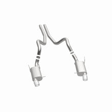 Cargar imagen en el visor de la galería, MagnaFlow 13 Ford Mustang Dual Split Rear Exit Stainless Cat Back Performance Exhaust (Street)
