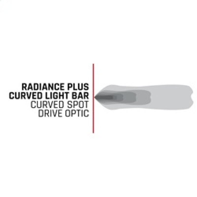 Rigid Industries Radiance+ Curvo de 30 pulgadas. Barra de luz RGBW