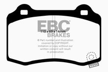 Cargar imagen en el visor de la galería, EBC 15+ Cadillac CTS 3.6 Twin Turbo Ultimax2 Rear Brake Pads