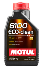 Cargar imagen en el visor de la galería, Motul 1L Synthetic Engine Oil 8100 0W20 Eco-Clean