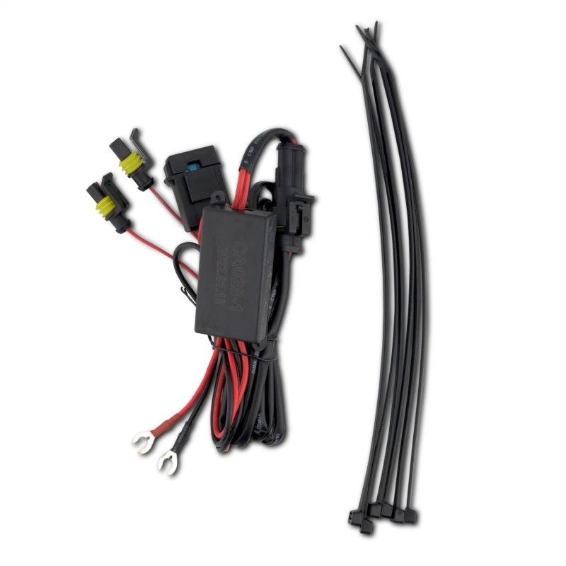 ANZO 09-20 Nissan Frontier Proyector cromado estilo tablón DRL con interruptor y LED DRL secuencial