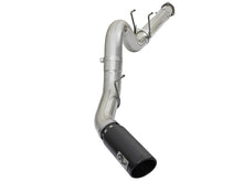 Cargar imagen en el visor de la galería, aFe ATLAS Sistema de escape de acero de alumbre con respaldo DPF de 5 pulgadas con punta negra 2017 Ford Diesel Trucks V8-6.7L (td)