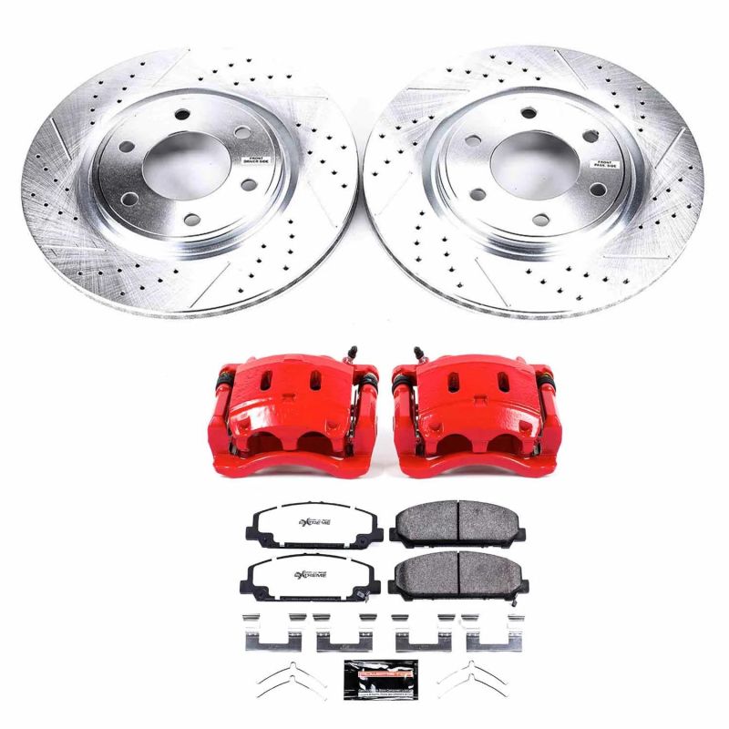 Power Stop 12-15 Nissan Armada Front Z36 Truck & Tow Brake Kit w/Calipers