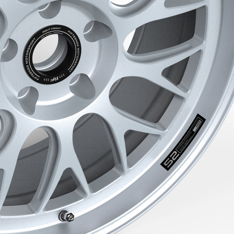 quince52 Holeshot RSR - Juego de cuatro adhesivos para labios de rueda, color negro