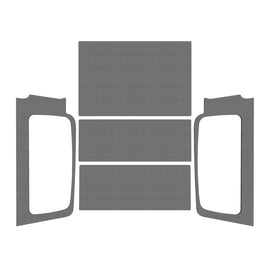 DEI 04-06 Jeep Wrangler LJ Unlimited Kit completo de revestimiento de techo - Gris
