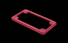 Cargar imagen en el visor de la galería, WeatherTech Motorcycle Billet Plate Frames - Red