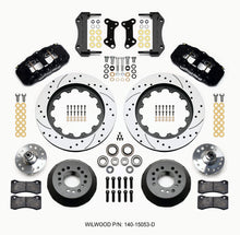 Cargar imagen en el visor de la galería, Wilwood AERO6 Front Hub Kit 15.00 Drilled 67-69 Camaro 64-72 Nova Chevelle