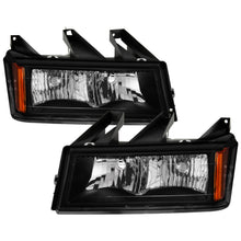 Cargar imagen en el visor de la galería, xTune Chevrolet Colorado 04-12 Headlights Black - OEM Style HD-JH-CCOL04-OE-BK