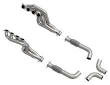 Cargar imagen en el visor de la galería, Kooks 2020 Mustang GT500 5.2L 2 pulgadas x 3 pulgadas SS cabezales con tubo de conexión con gato VERDE