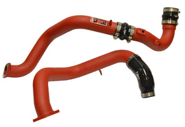 Injen 16-20 Honda Civic 1.5L Turbo Intercooler Kit de tuberías de aluminio - Rojo arrugado