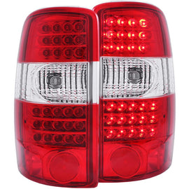 ANZO 2000-2006 Chevrolet Suburban luces traseras LED rojo/transparente G2