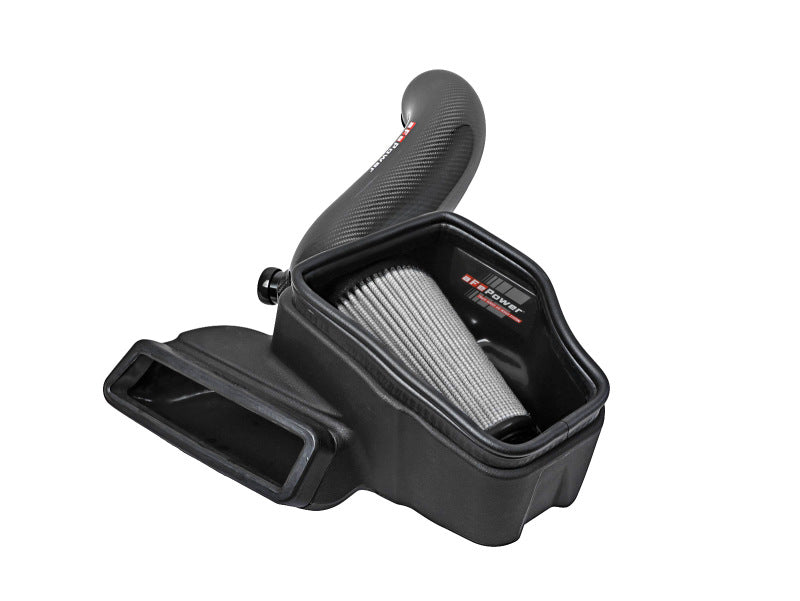 aFe 15-19 VW Golf R (MKVII) L4-2.0L (t) Sistema de admisión de fibra de carbono Track Series con filtro Pro DRY S