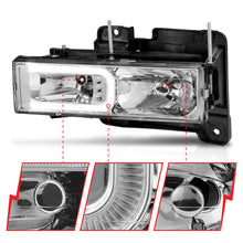 Cargar imagen en el visor de la galería, Faros delanteros de cristal ANZO 1999-2000 Cadillac Escalade