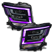 Cargar imagen en el visor de la galería, Oracle 21-22 Nissan Titan RGB+W Headlight DRL Upgrade - ColorSHIFT w/ 2.0 Controller SEE WARRANTY