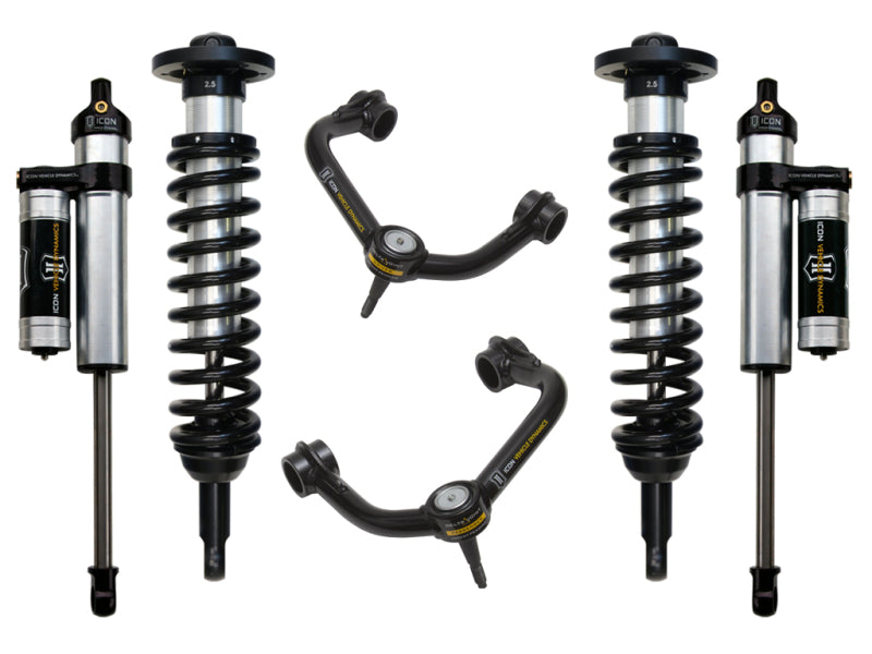 ICON 04-08 Ford F-150 4WD 0-2.63in Sistema de suspensión Etapa 3 con Uca tubular